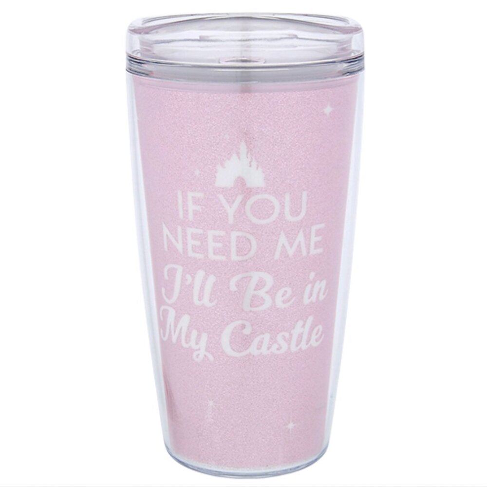NWOT Disney If You Need Me I'll Be In My Castle Travel Tumbler